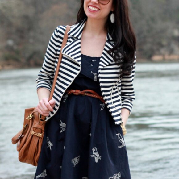 Forever 21 Striped Jacket - Picture 2 of 12